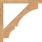 Ekena Millwork Balboa Block Smooth Bracket, Western Red Cedar, 3 1/2"W x 48"D x 48"H BKT04X48X48BOA05SWR - alternate 4